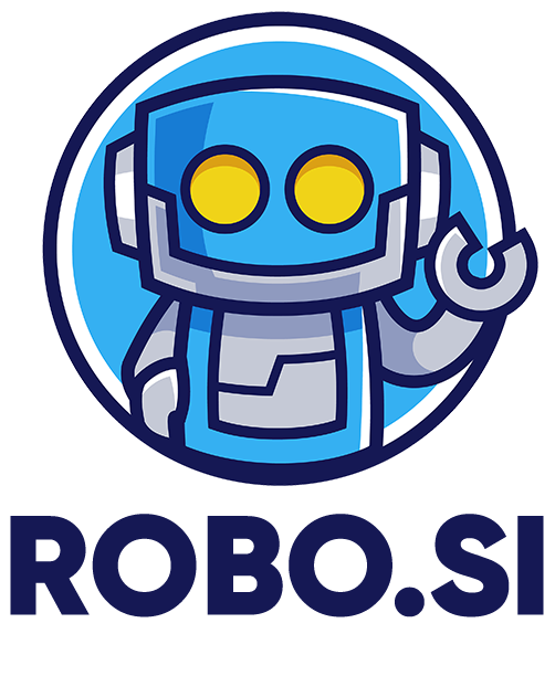 Robo.si Logo white